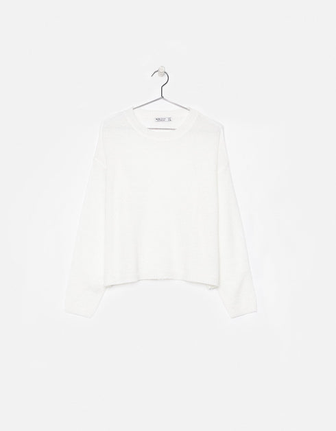 Loose-fit round neck sweater